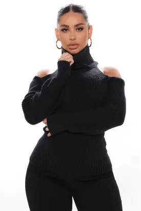 Alana Turtleneck Sweater - Black