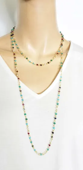 Beaded Long Necklace