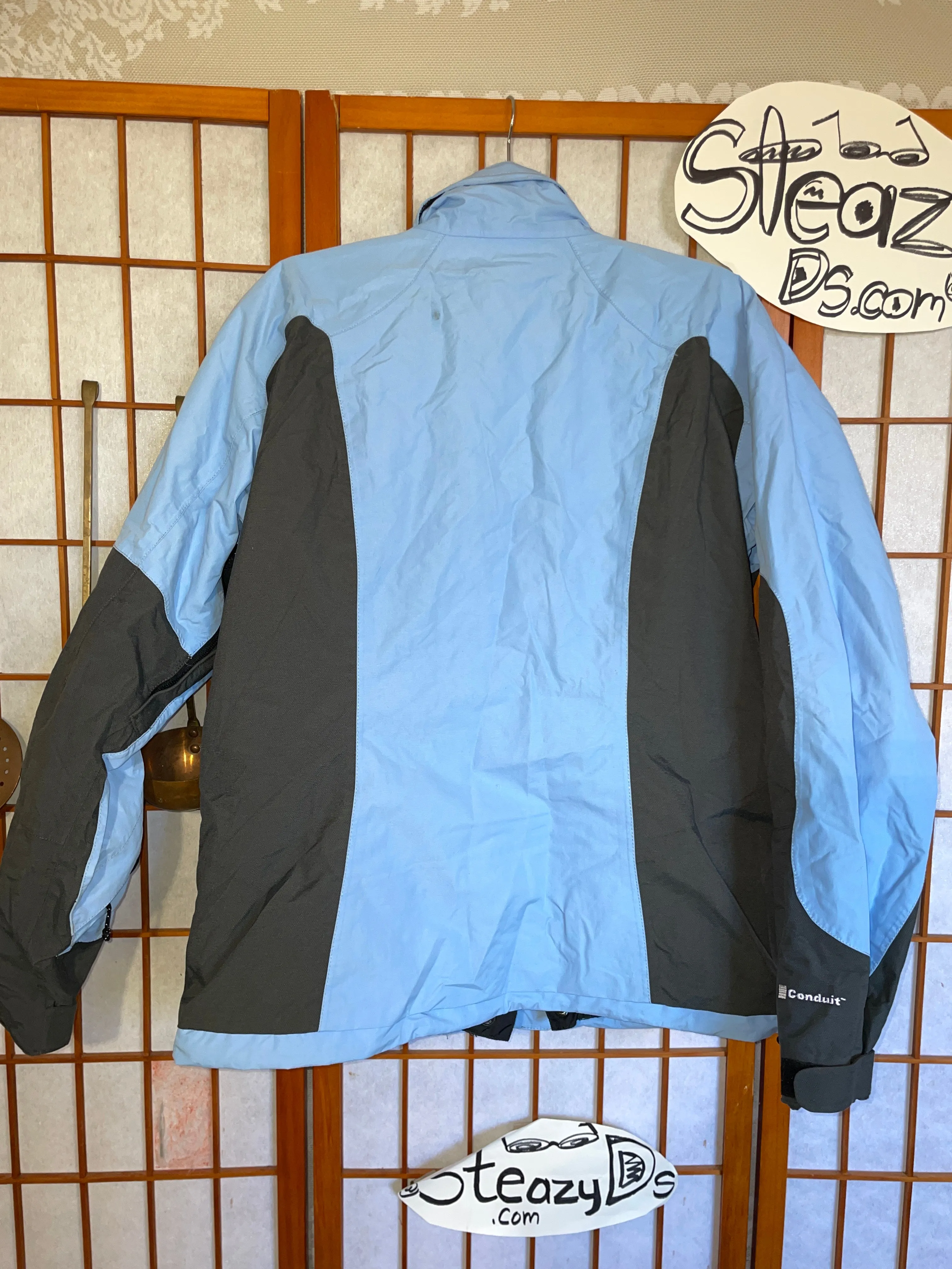 Blue Blocks Tough Rain Jacket