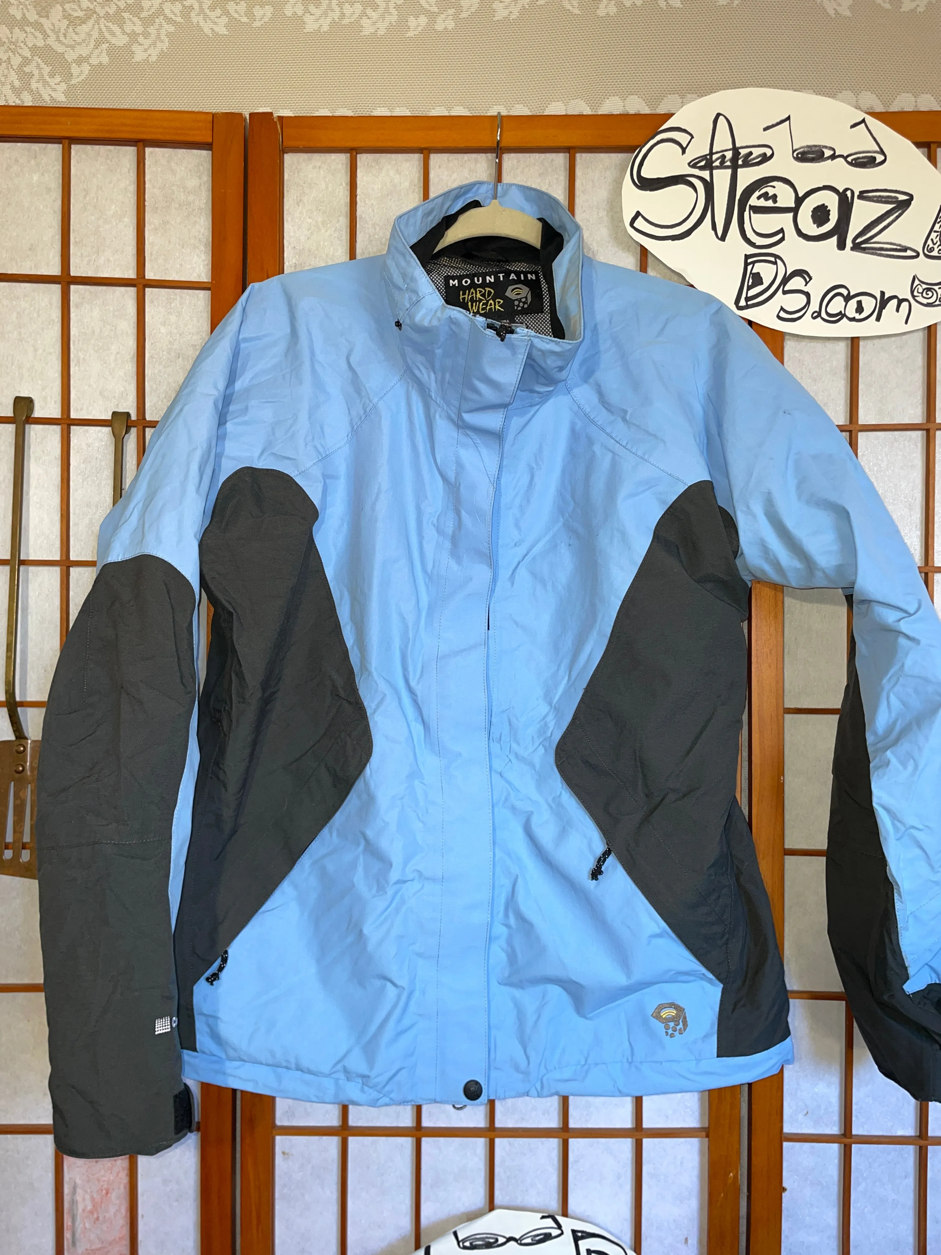 Blue Blocks Tough Rain Jacket