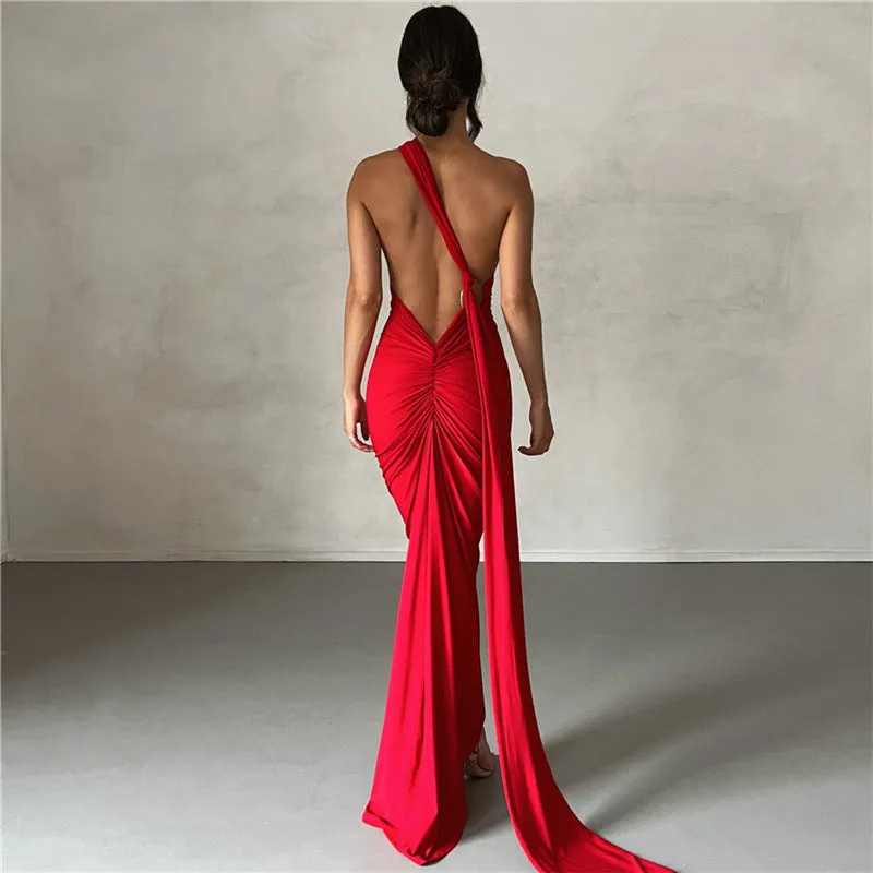 Carmen Backless Maxi Dress