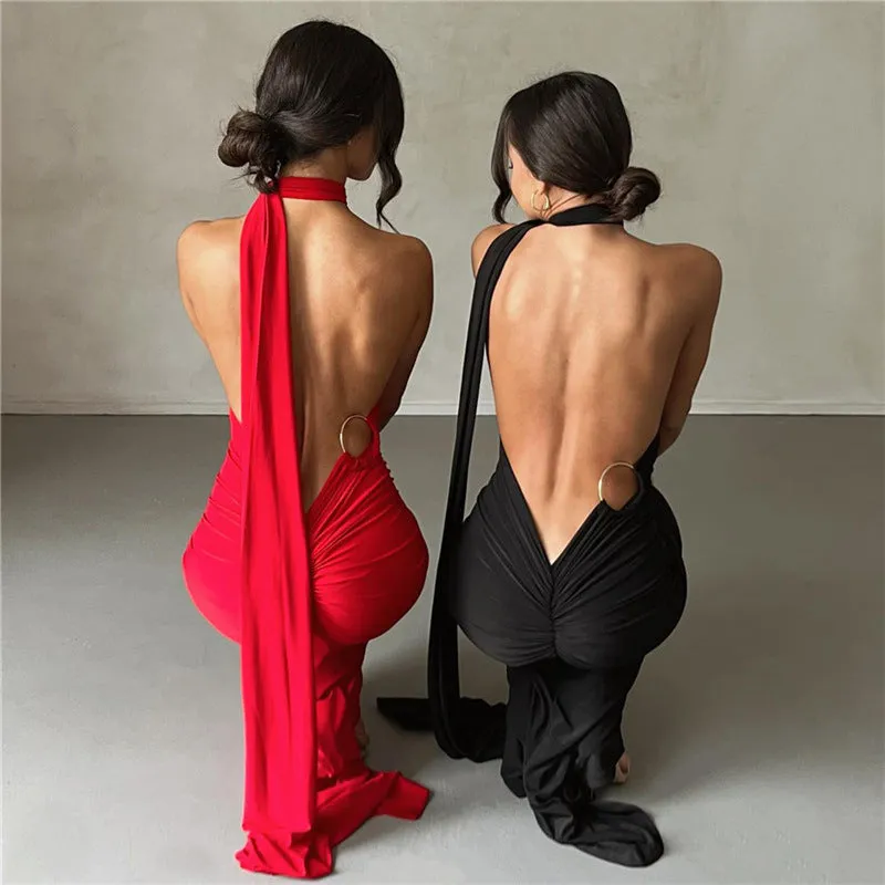 Carmen Backless Maxi Dress