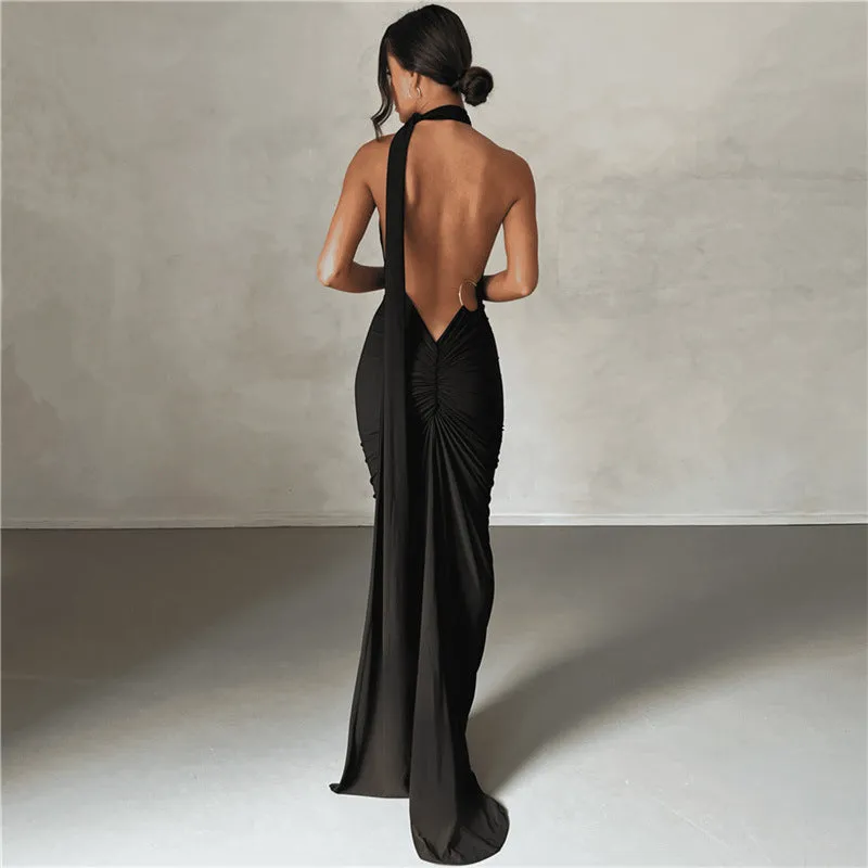 Carmen Backless Maxi Dress