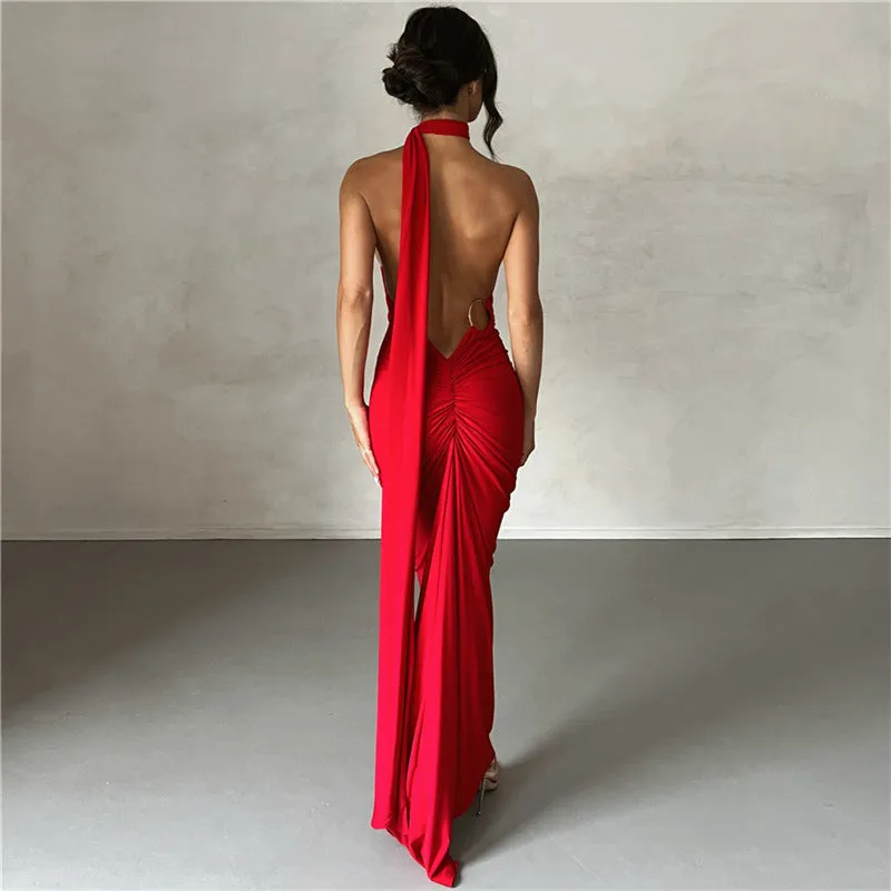 Carmen Backless Maxi Dress