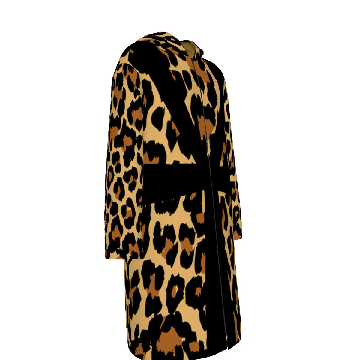 CHEETAH ANKH Long Fleece Windbreaker