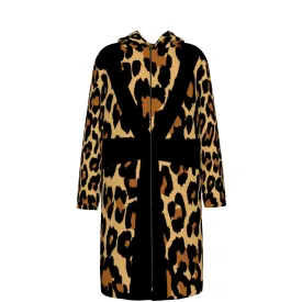 CHEETAH ANKH Long Fleece Windbreaker