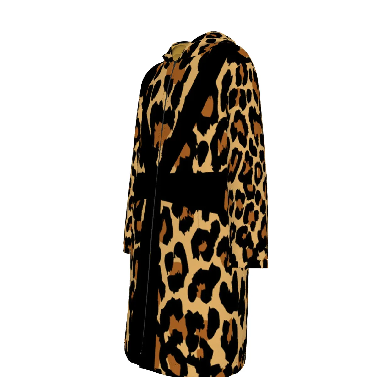 CHEETAH ANKH Long Fleece Windbreaker