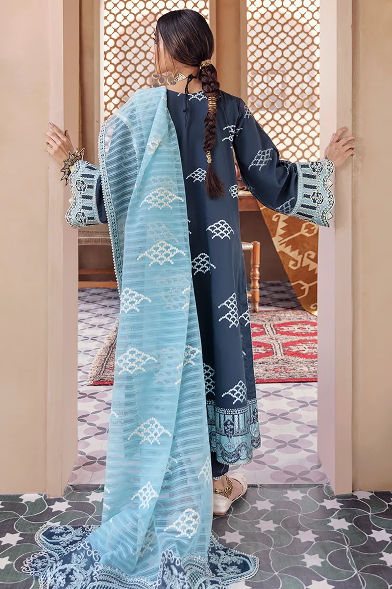 Dilara by Qalamkar Luxury Lawn Collection '21 – HL-06 Farida