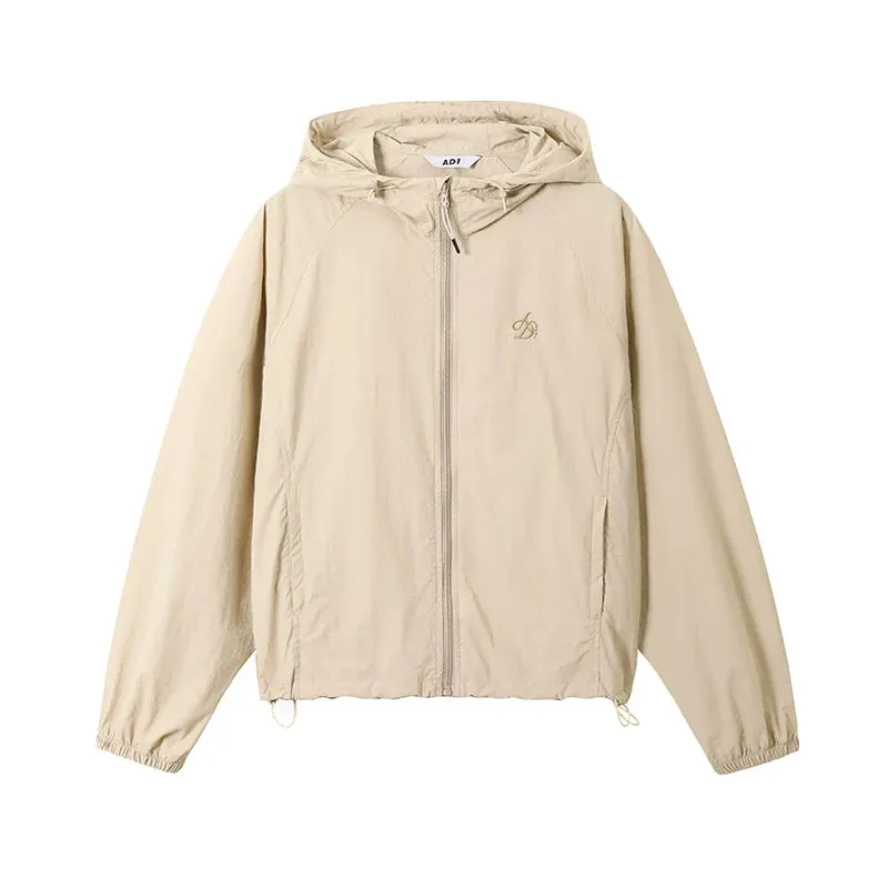 Essential Hooded Windbreaker - Lightweight Full-Zip Jacket