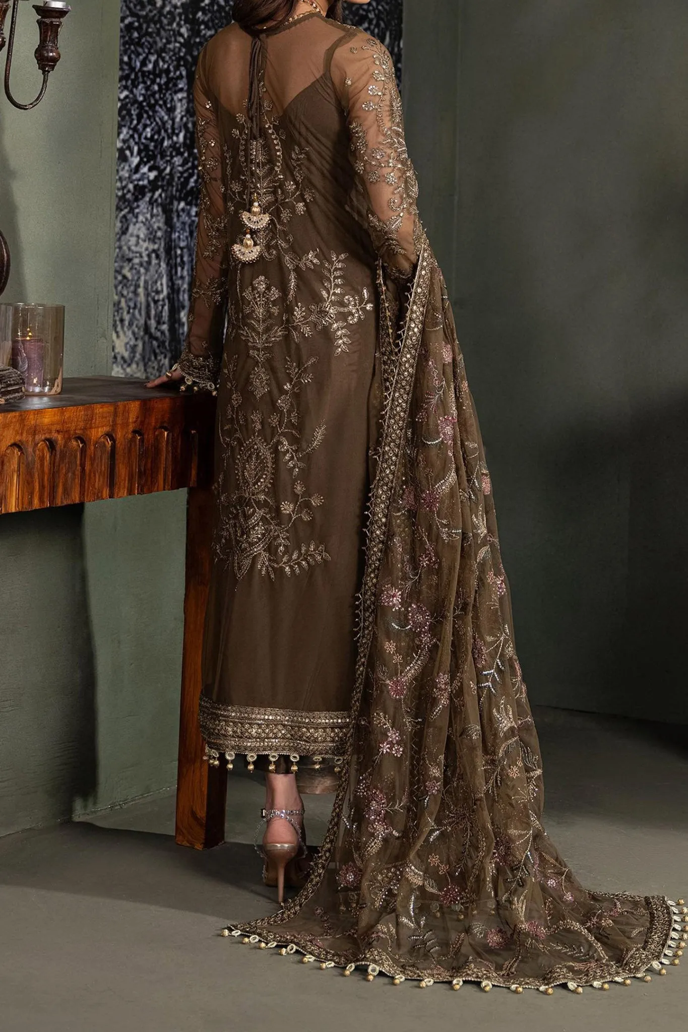 Heritage by Zarif Unstitched 3 Piece Luxury Formals Collection'2024-ZHF-06-Zhalay