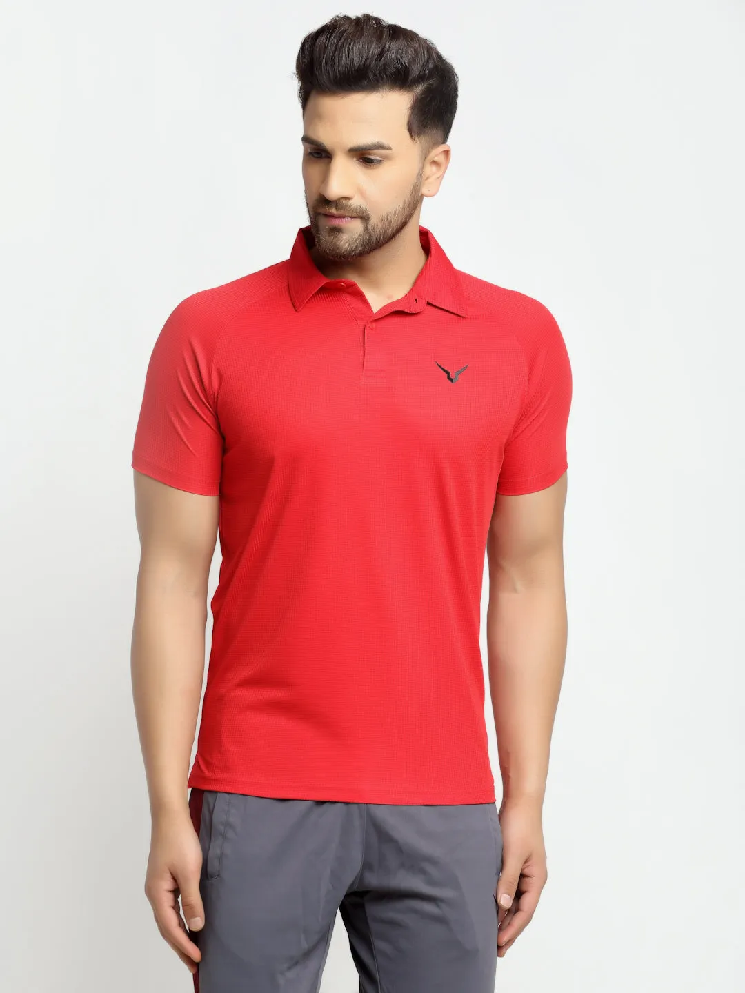 Invincible Men’s Raglan Polo Tee