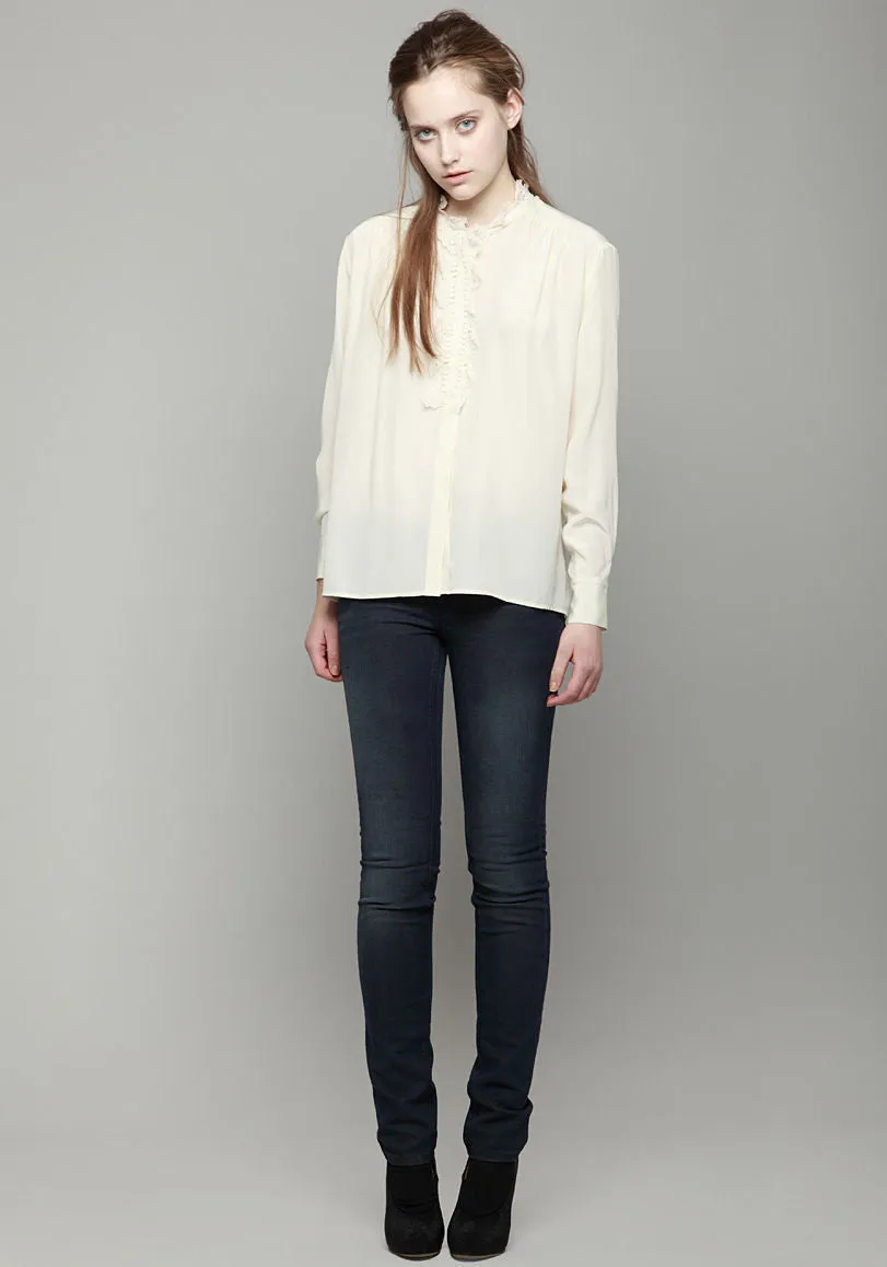 Lace Collar Shirt