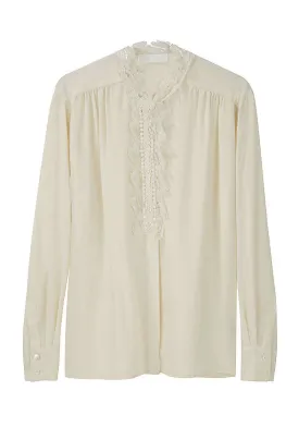 Lace Collar Shirt