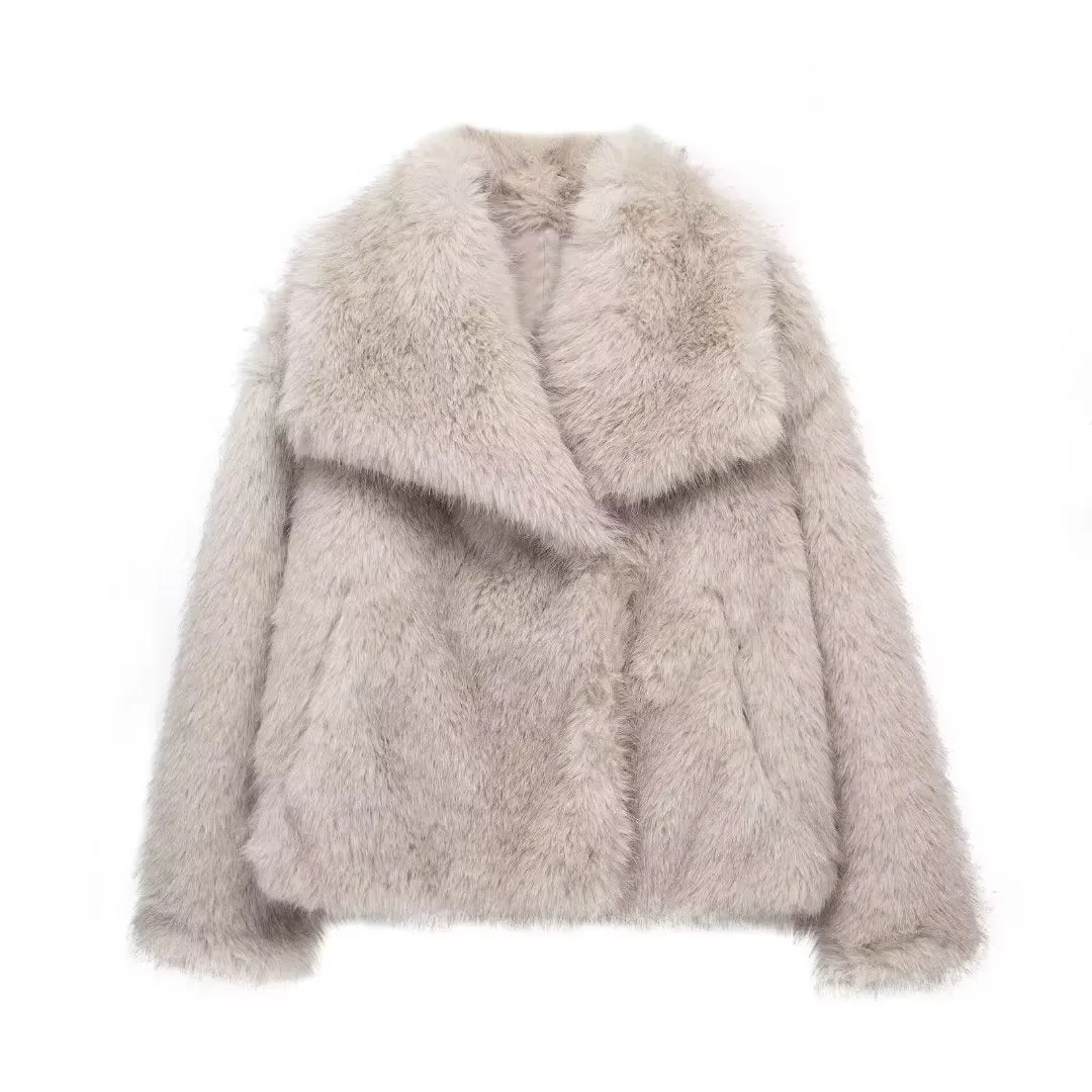 LovelyRLovely Women's Winter Plush Coat