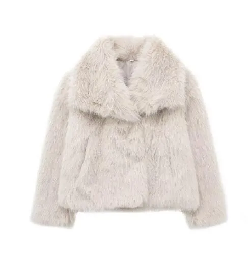 LovelyRLovely Women's Winter Plush Coat