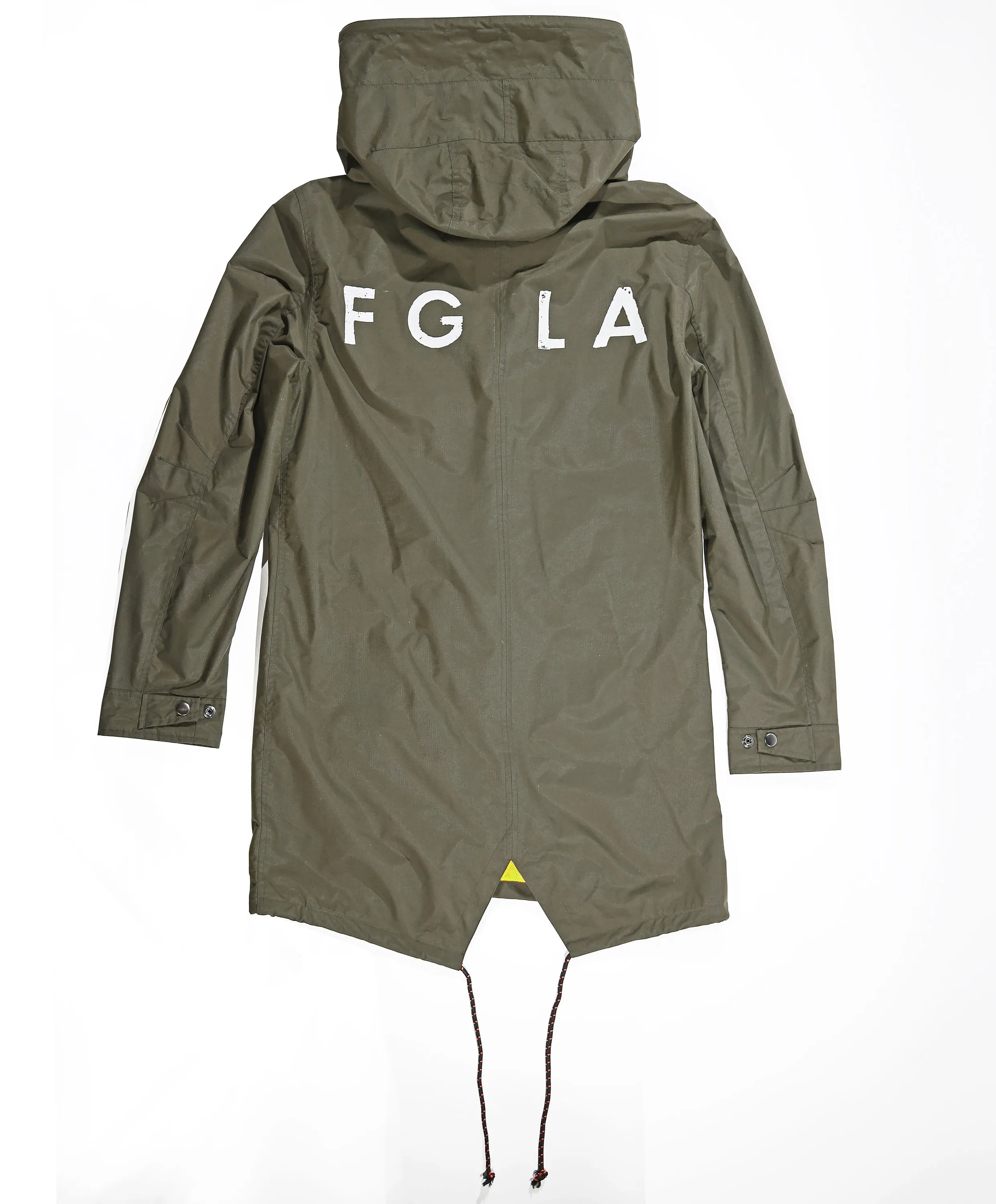 <A 001a45b> Fungolia Parka Jacket (Military Green/Yellow)