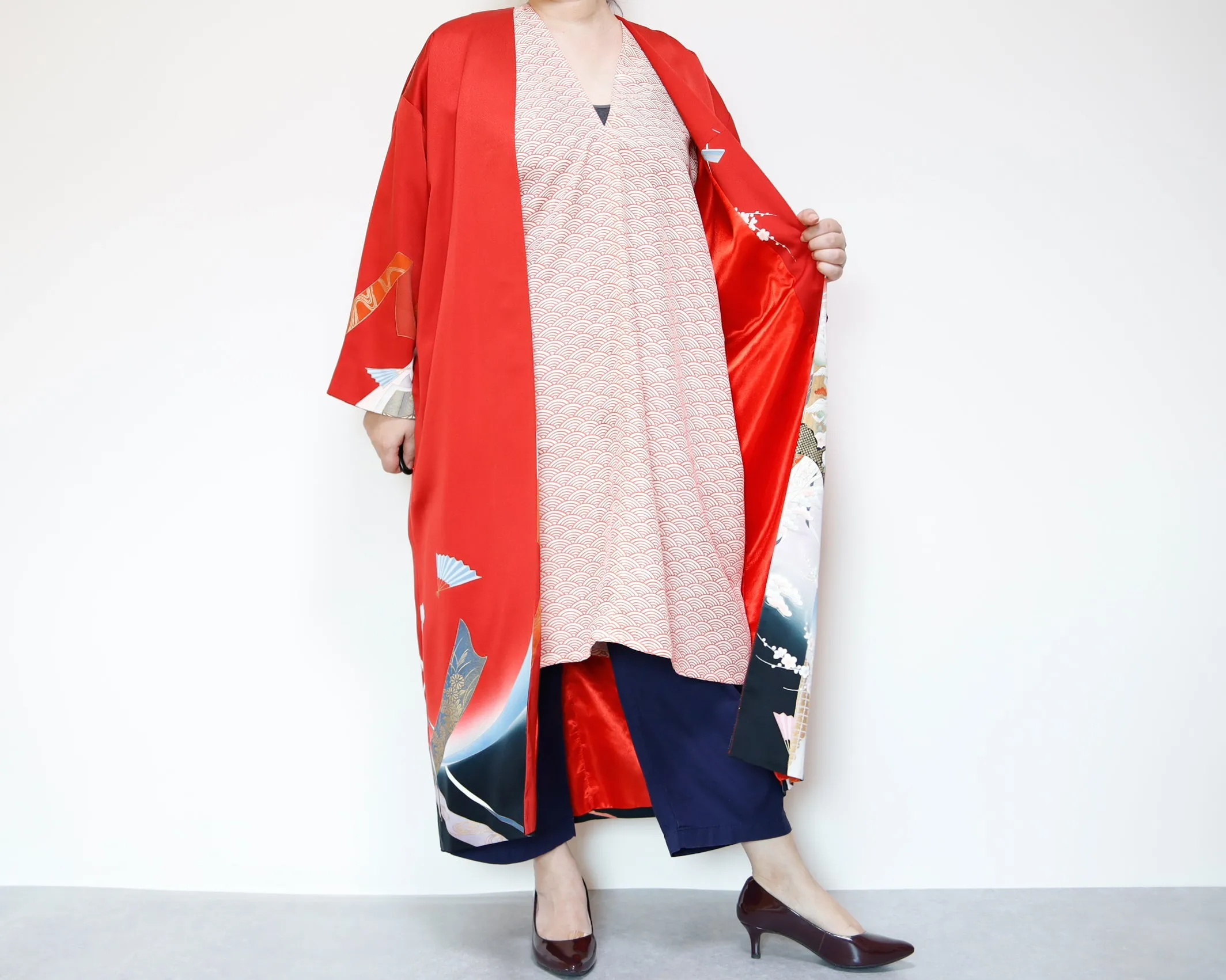 <D10-010> KIMONO Square Dress