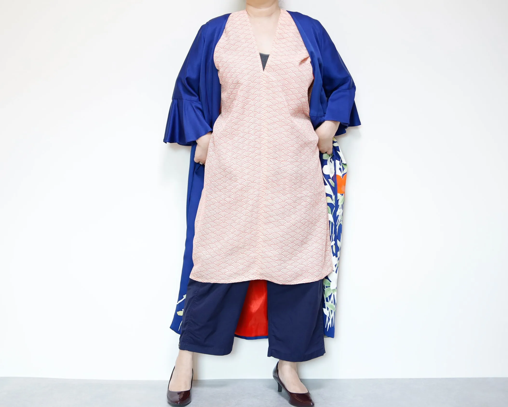 <D10-010> KIMONO Square Dress