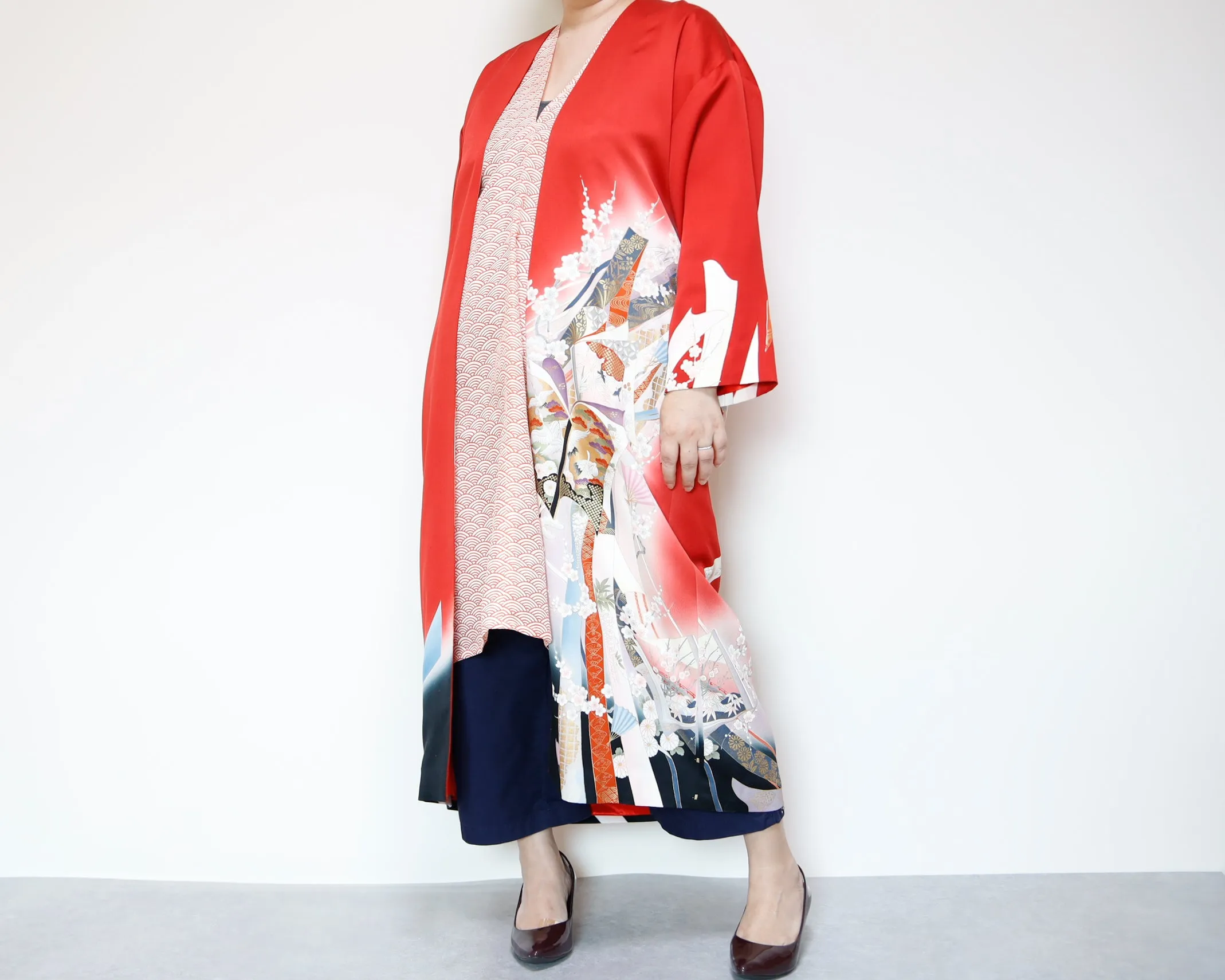 <D10-010> KIMONO Square Dress