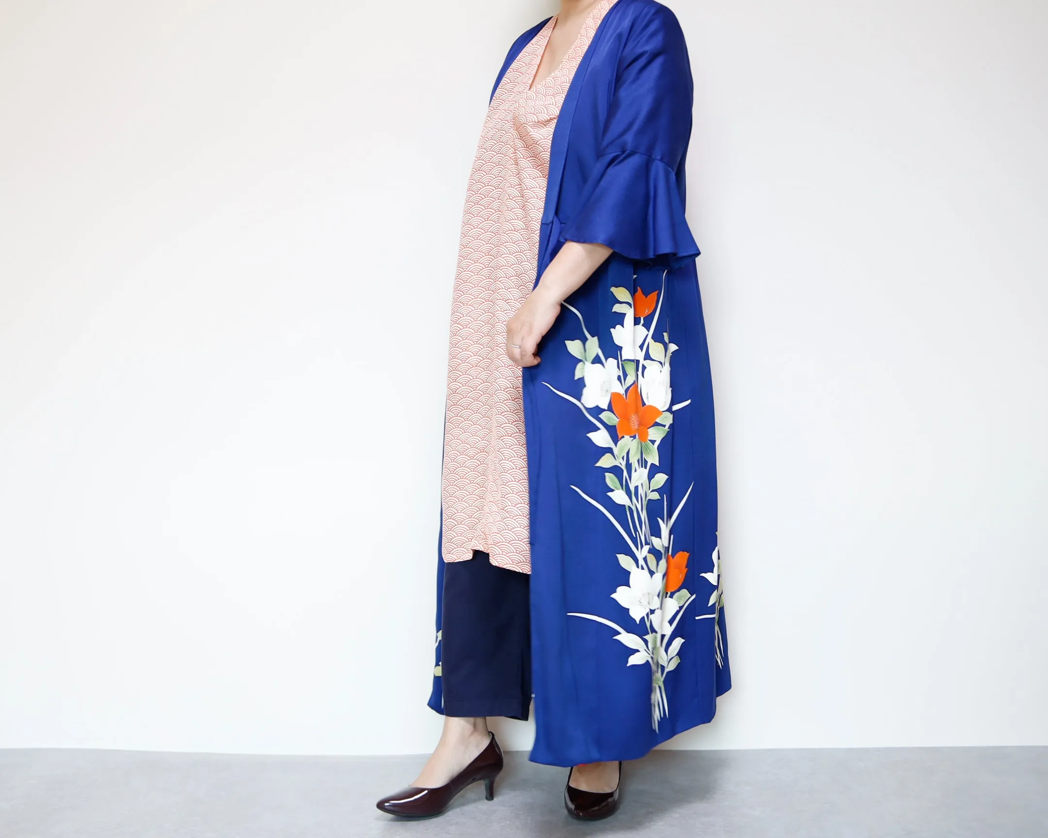 <D10-010> KIMONO Square Dress