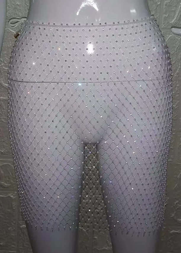 Mesh Mini Skirt