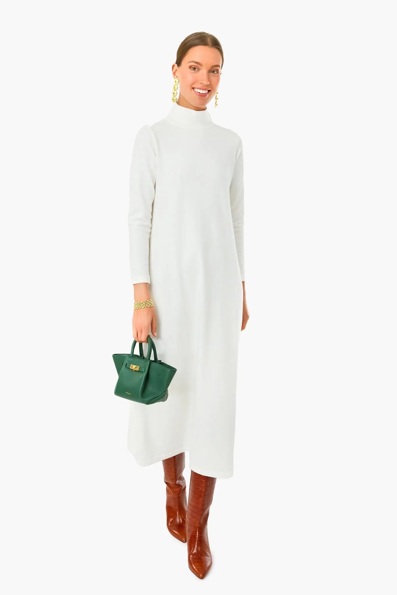 Pearled Ivory Ellery Dress