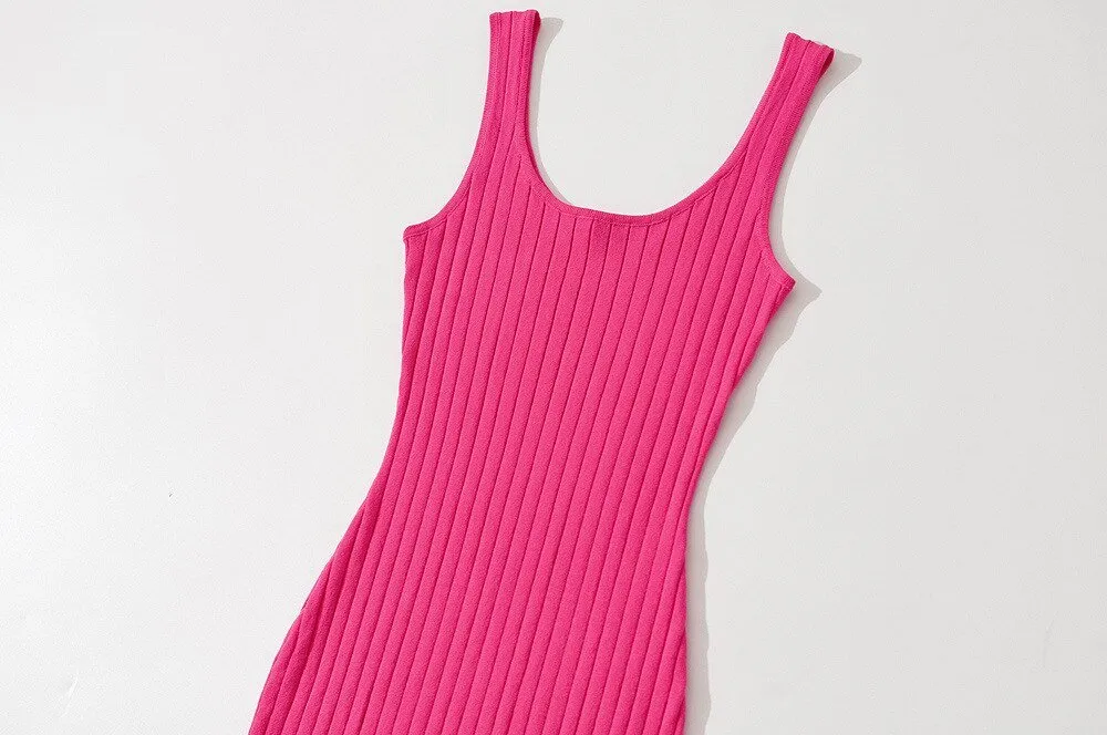 Pre Order:  Simple Bodycon Knit Dress