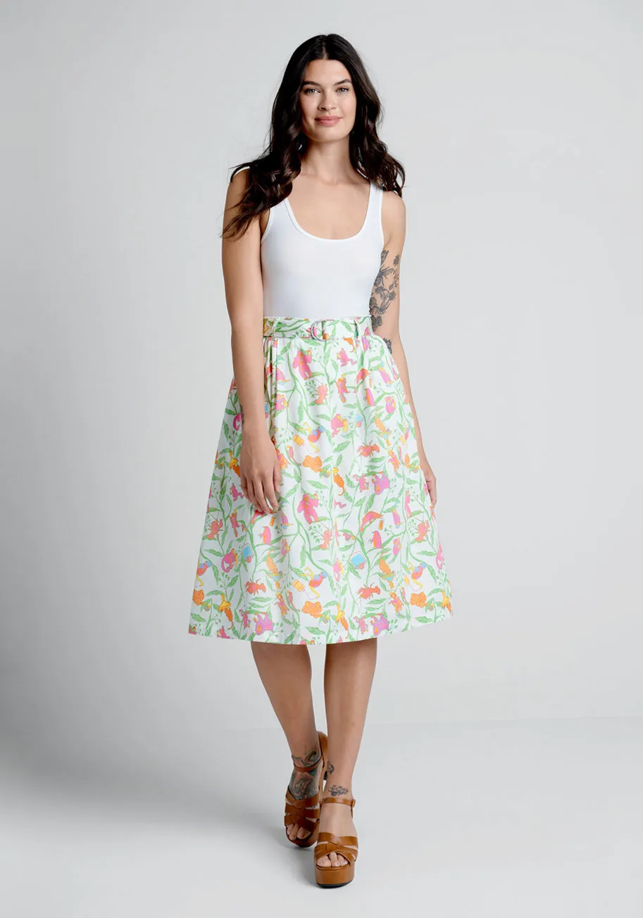 Pretty Precious Moments A-Line Skirt