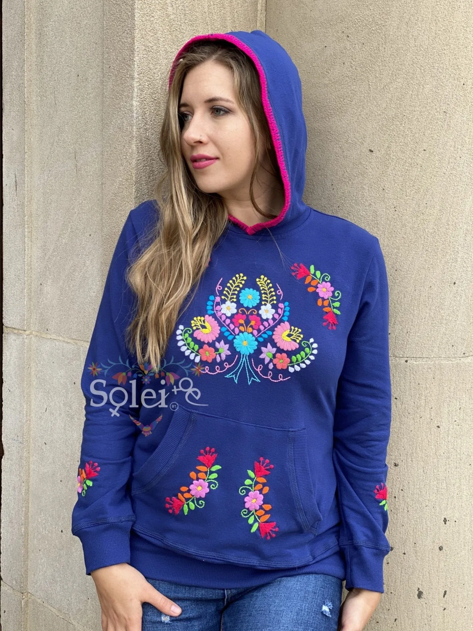 Puebla Floral Hoodie