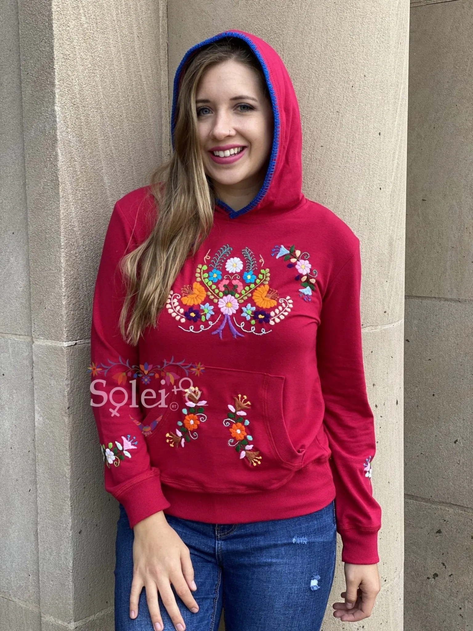 Puebla Floral Hoodie