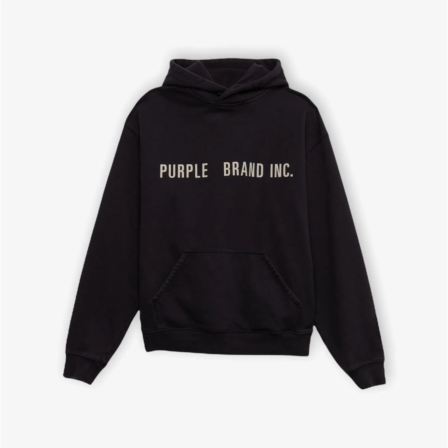 Purple Brand Artifact Embroidered Hoodie Black