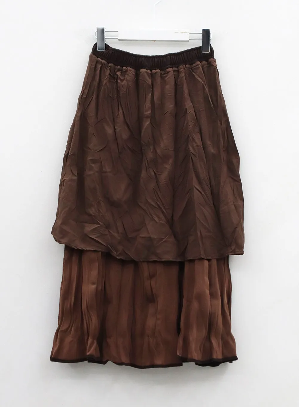 Ruffle A-Line Long Skirt OO24