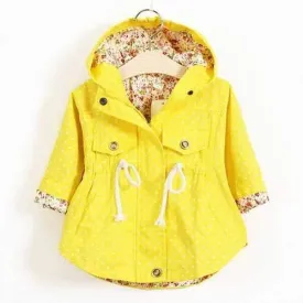 Solid Color Baby Girl Jackets