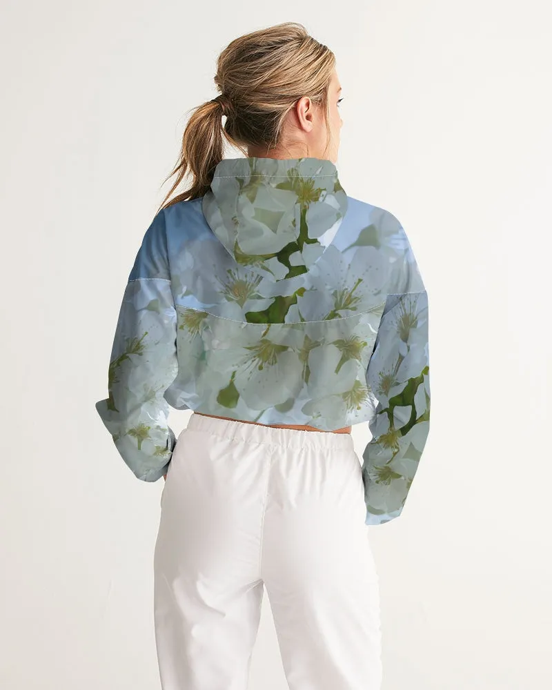 Summer Solstice Fashion Cropped Windbreaker