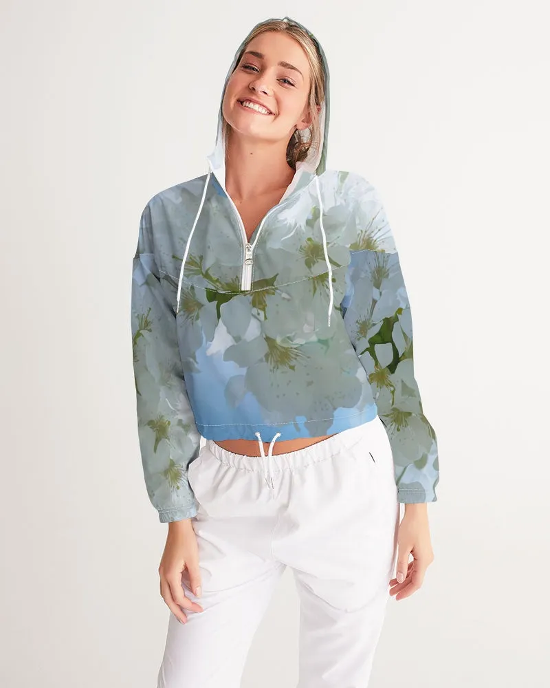 Summer Solstice Fashion Cropped Windbreaker