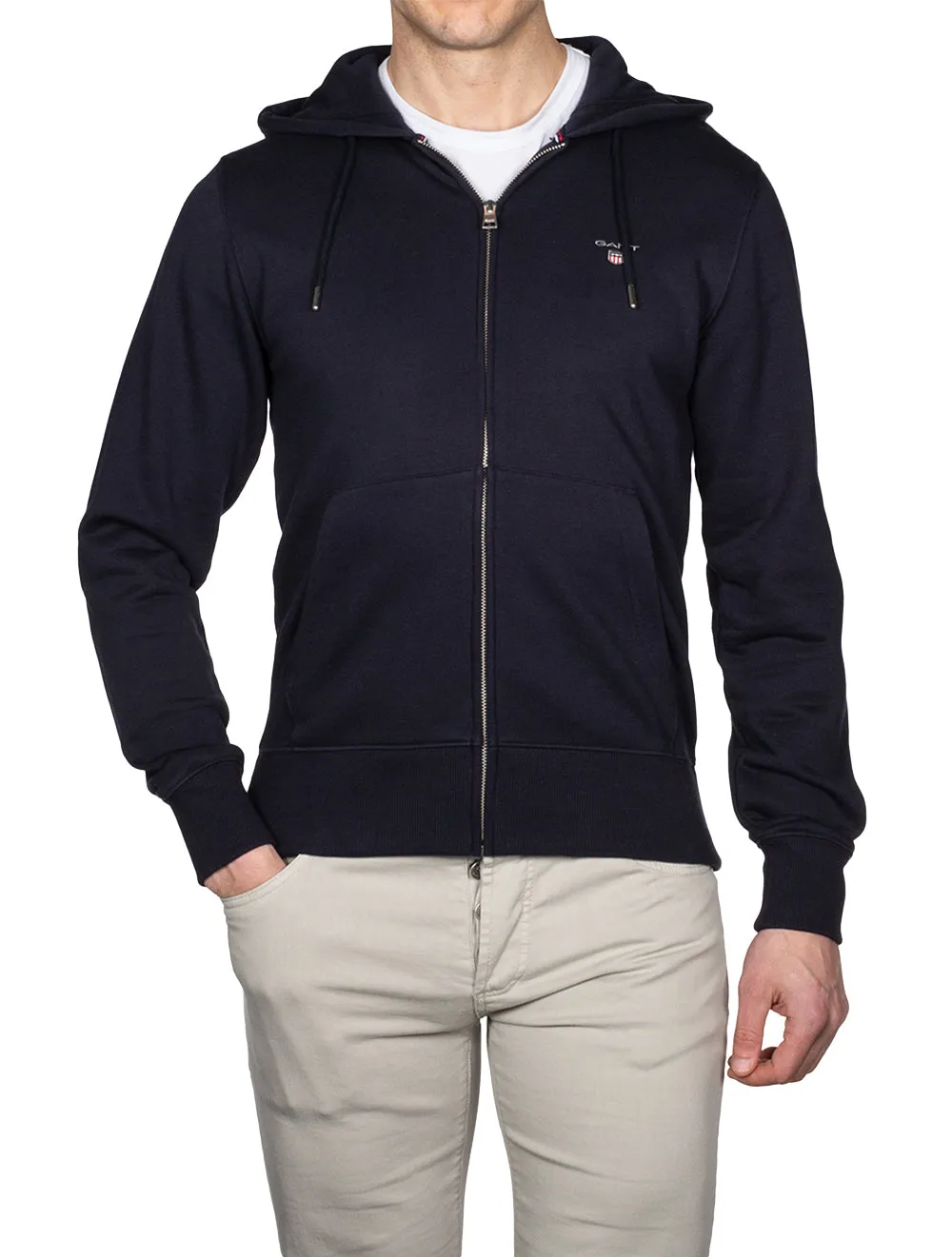 The Original Full Zip Hoodie Evening Blue