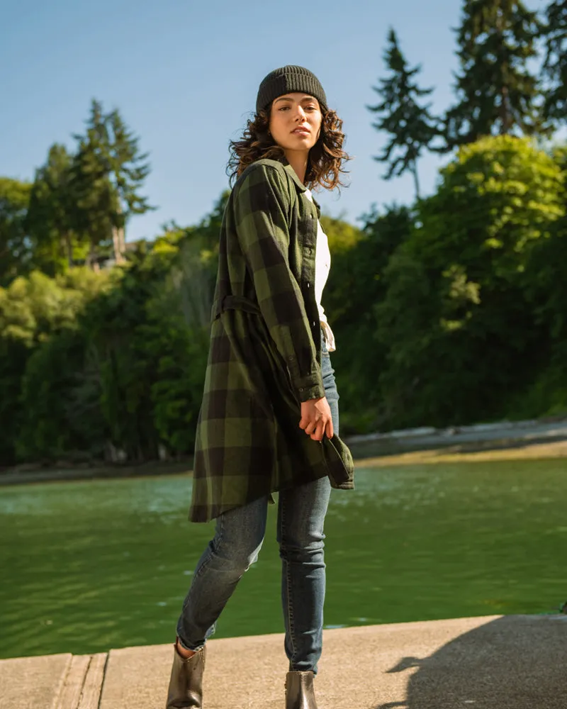 The Responsible Flannel Shirt Dress