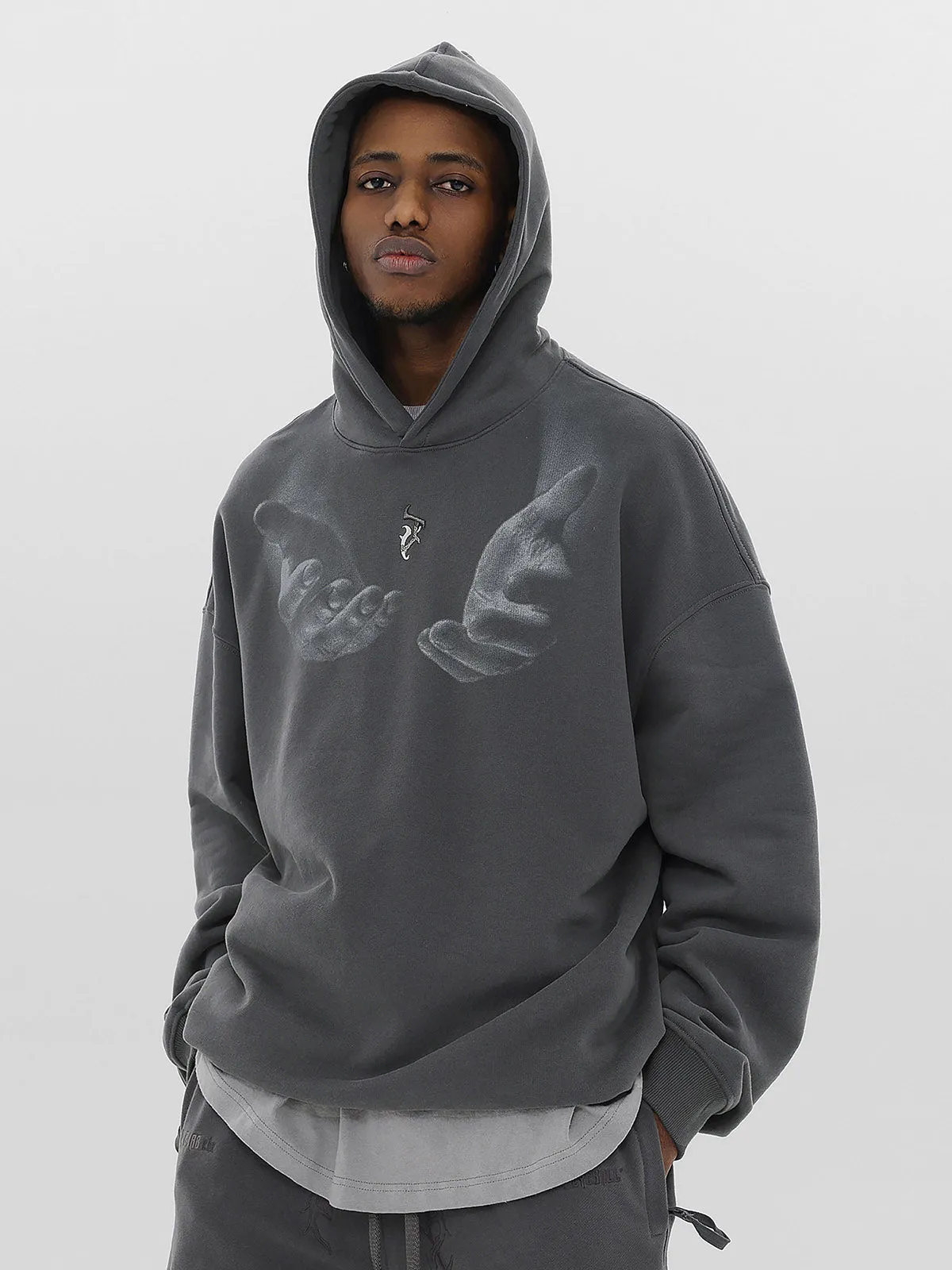 Thesupermade Monogram Embroidered Hoodie - 1876