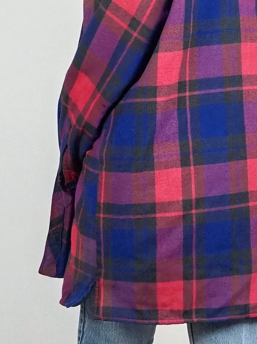 Vintage 80's Plaid Flannel Jacket