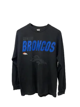 Vintage Denver Broncos Long Sleeve Tee Medium