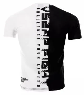 Vszap VT074 Muay Thai Boxing Dry Tech T-Shirt S-4XL Black White