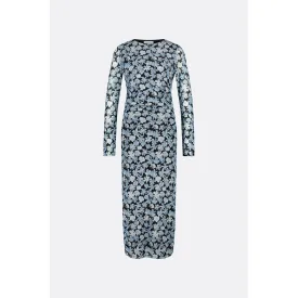 Zila Blue Freja Print Dress Black/Blue