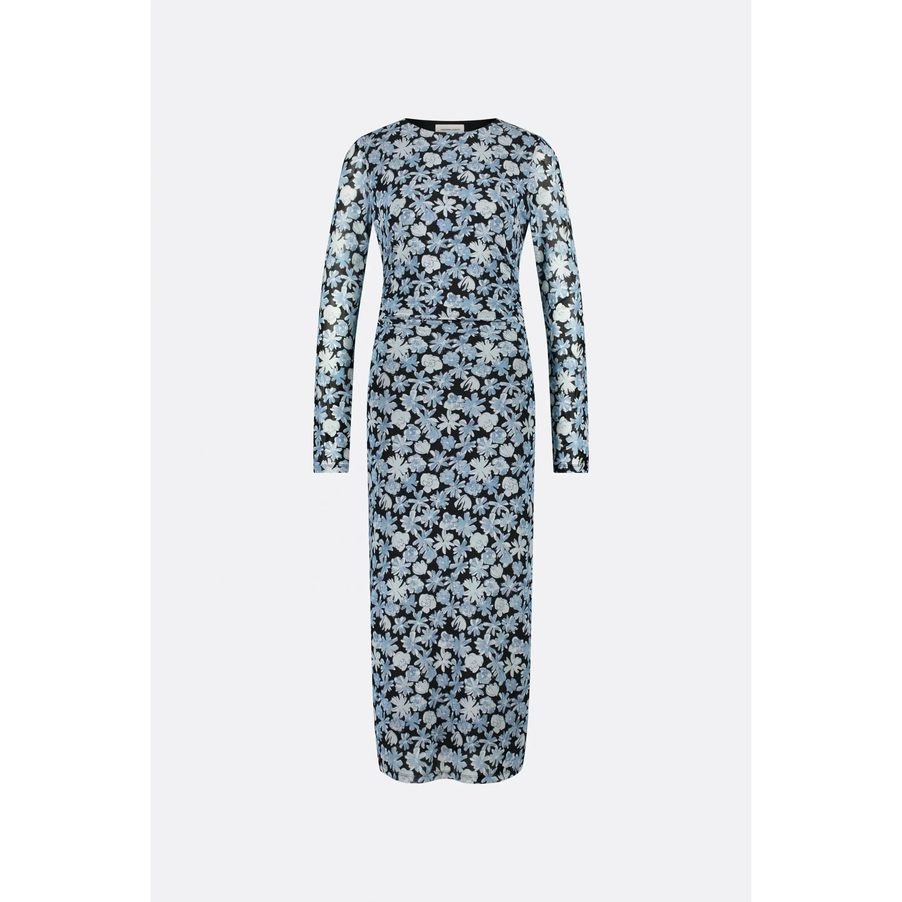 Zila Blue Freja Print Dress Black/Blue